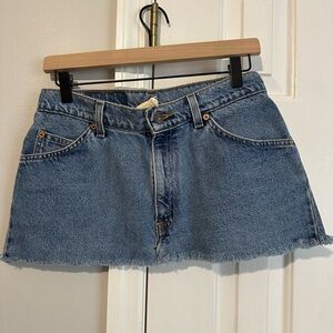 Levi Denim Mini Skirt
